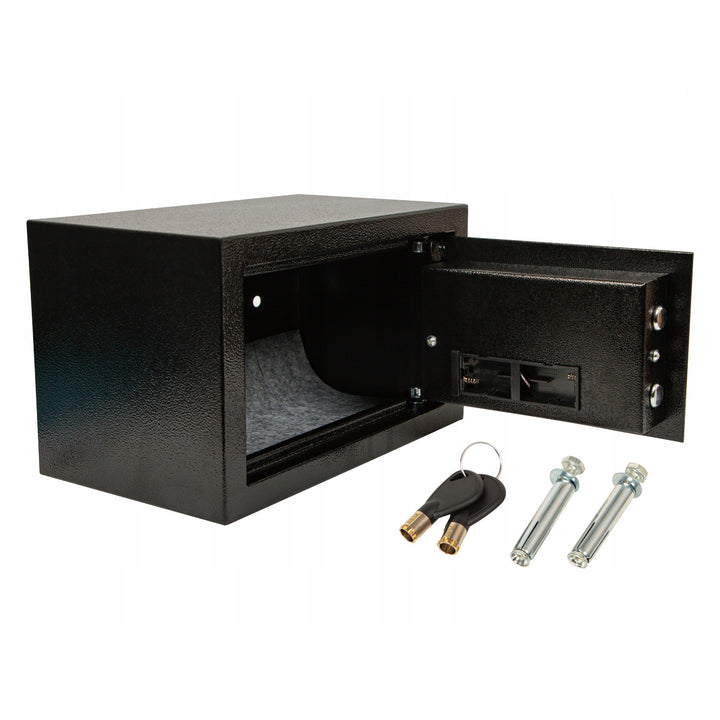 Cassaforte a cassetto con serratura elettronica Blow, dimensioni 31x20x20 cm, chiusura con chiave + codice, 44-702