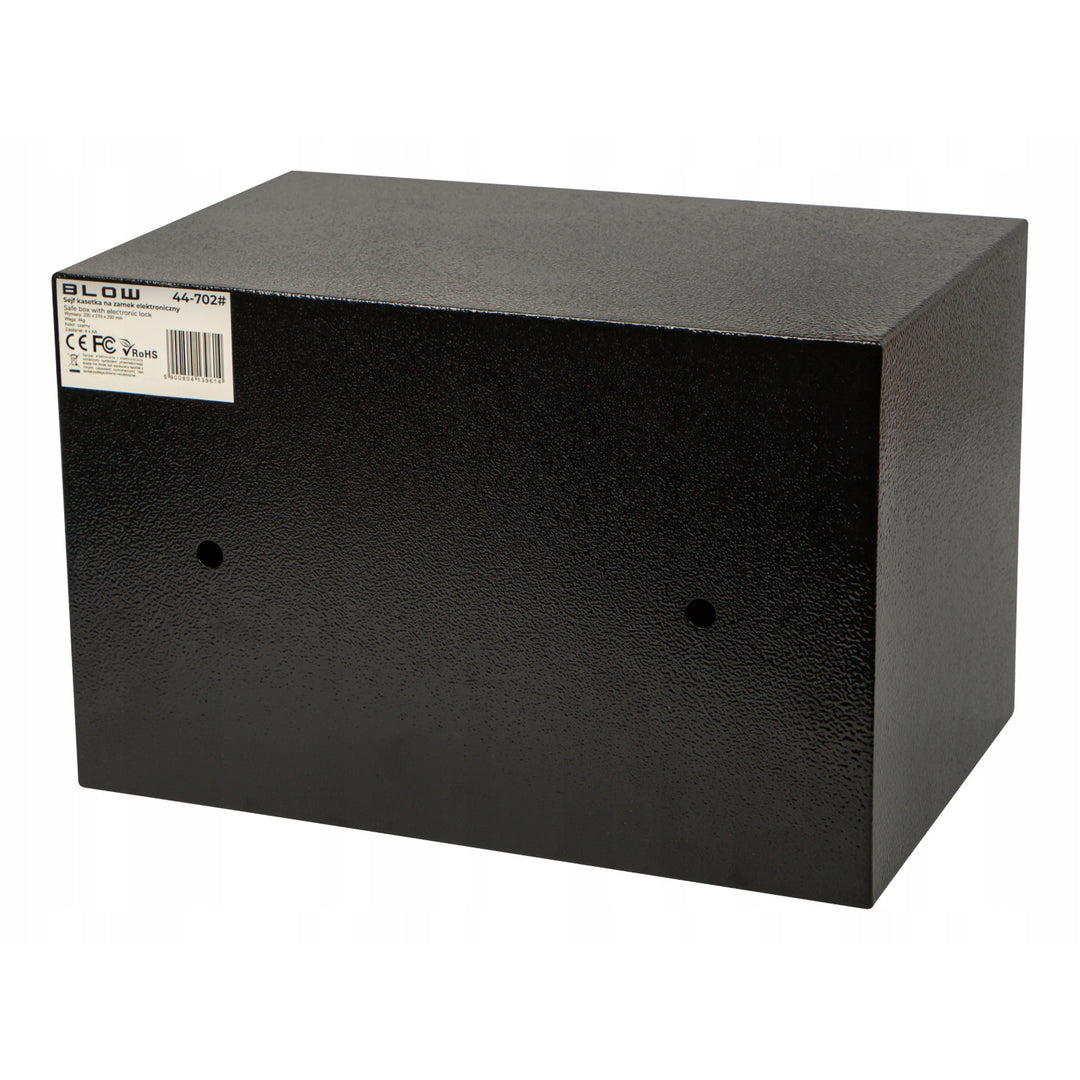 Cassaforte a cassetto con serratura elettronica Blow, dimensioni 31x20x20 cm, chiusura con chiave + codice, 44-702