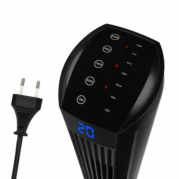 Ventilatore a colonna LTC, ampio display, timer integrato, diverse modalità di funzionamento, telecomando con portata fino a 16 m, potenza 45 W, LXWT28