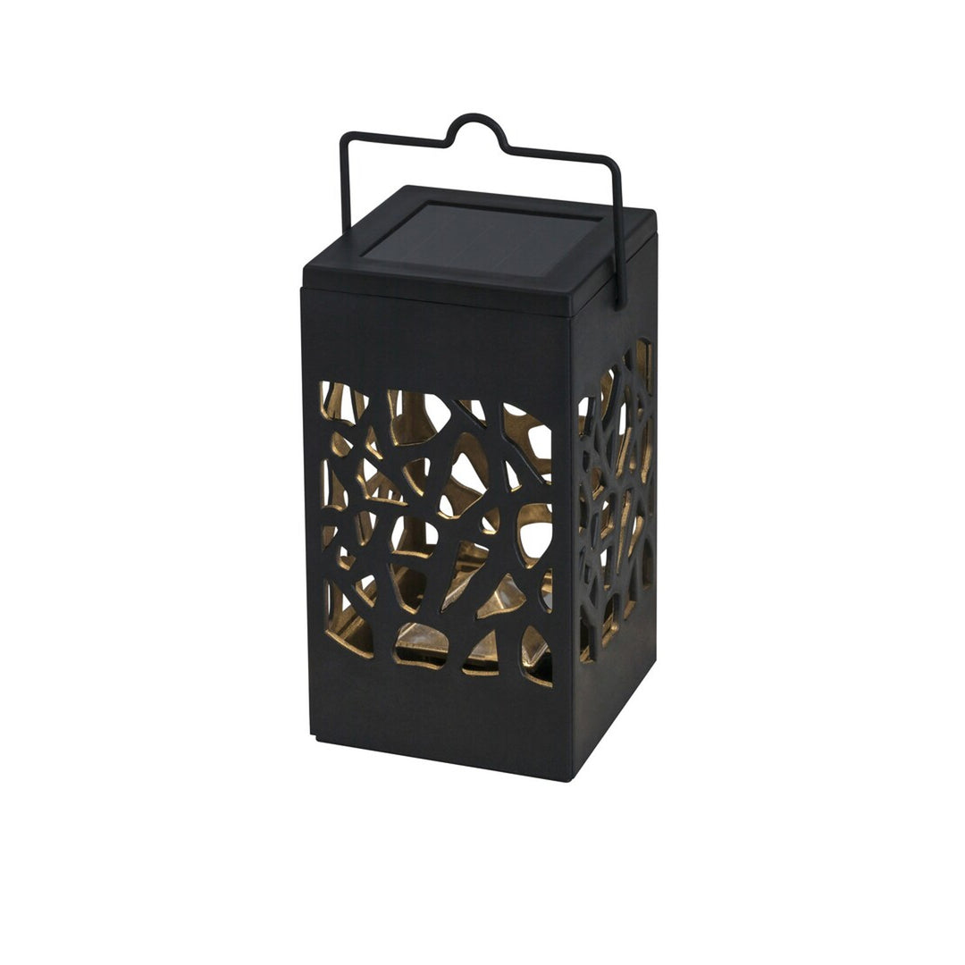 Lampada solare Mora, 1 lm, grado di protezione IP23, colore nero, LED da 0,07 W, 8948, 2 pezzi