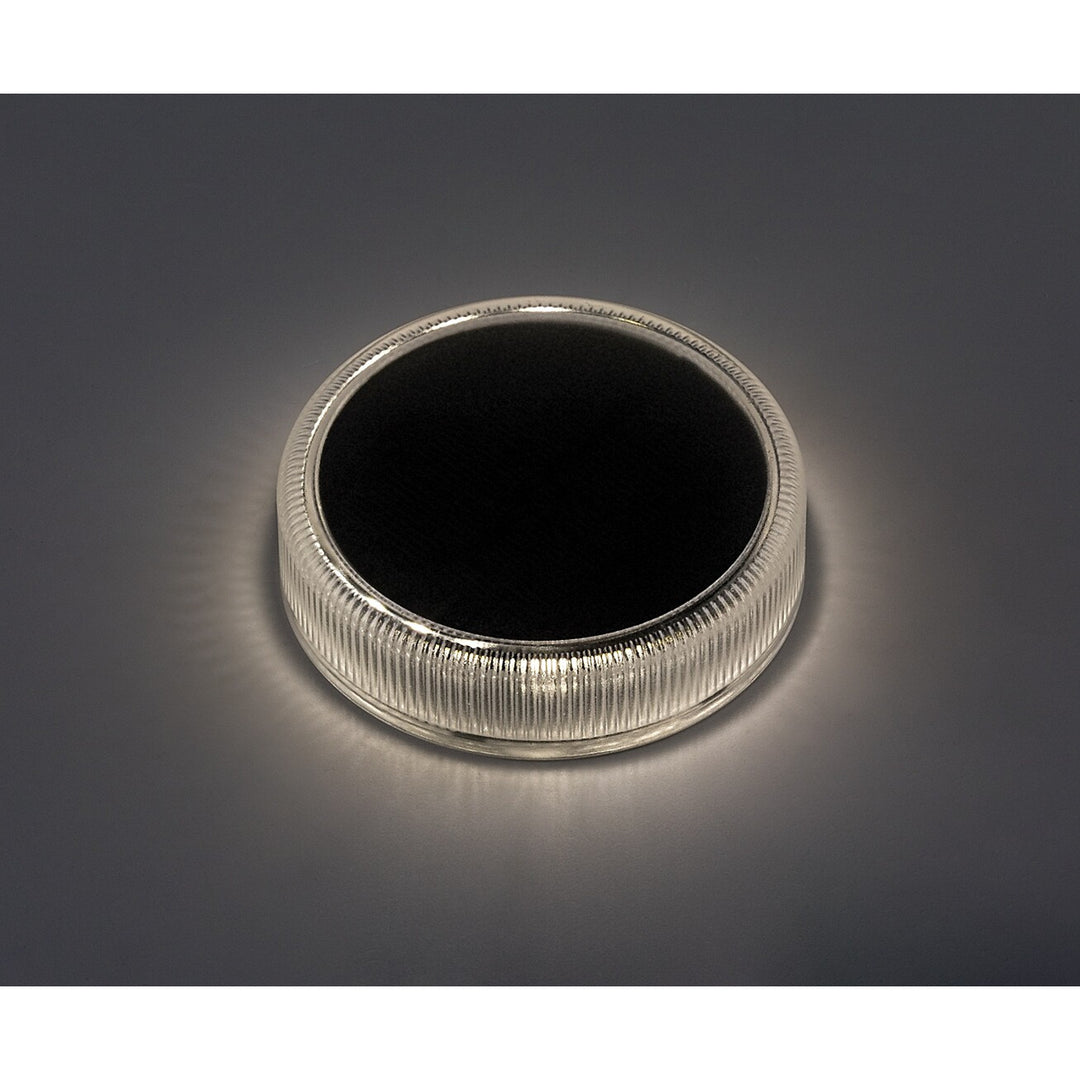 Lampada solare Trillo LED da 0,3 W, sensore crepuscolare, colore trasparente, IP65, K 4000, 77175, 2 pezzi