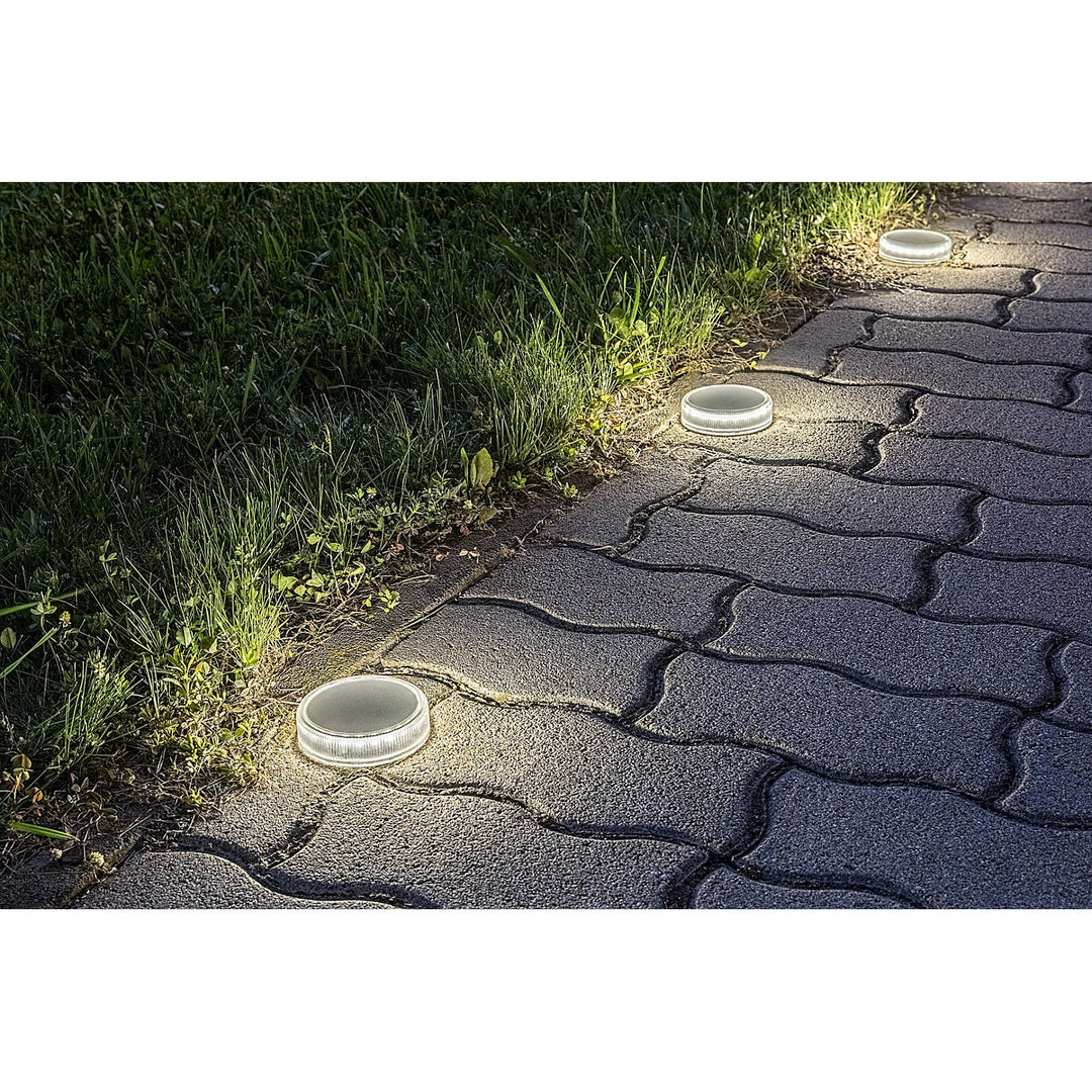 Lampada solare Trillo LED 0,3 W, sensore crepuscolare, colore trasparente, IP65, K 4000, 77175, 4 pezzi