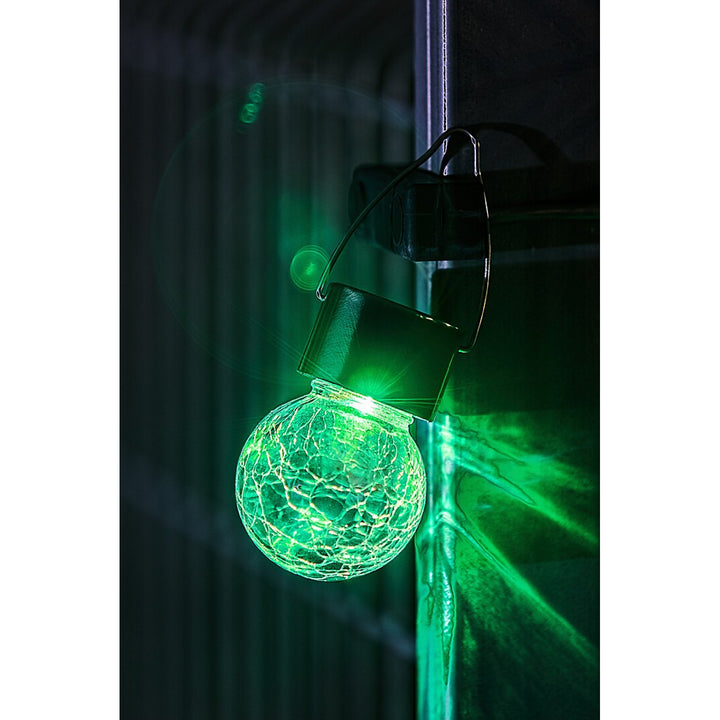 Lampada solare Rabalux Yola, 1 lm, IP44, colore cromo satinato, LED 0,06 W, 7850, 2 pezzi