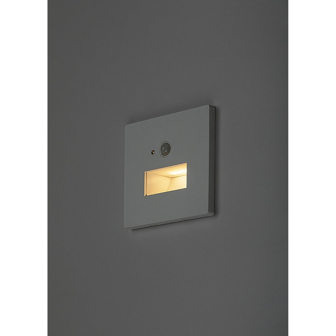Lampada Lunca LED 1 W IP20 bianca 3000, 4500, 6500 K con sensore di movimento e sensore di luce, 77198, 4 pezzi