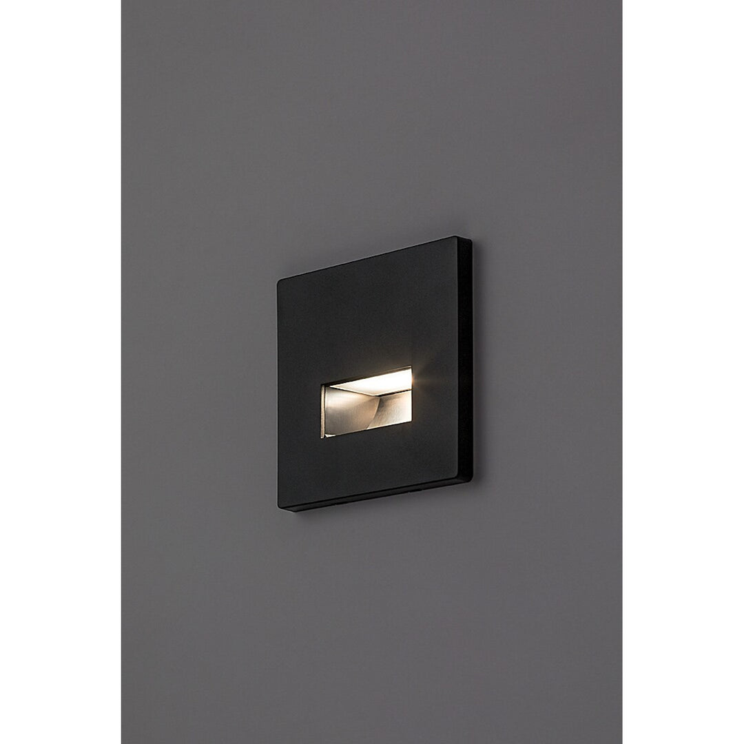 Lampada Lunca LED 1 W, IP20, nera, temperatura di colore regolabile a 3000, 4500, 6500 K, 77195, 2 pezzi
