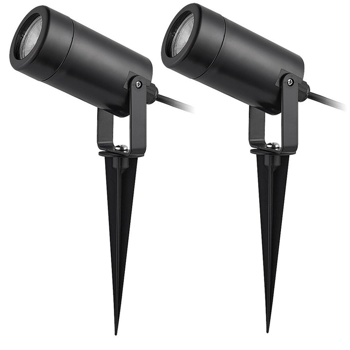 Lampada da terra Rabalux Krobia, IP65, colore nero, attacco GU10, max 4 W, 7814, 2 pezzi