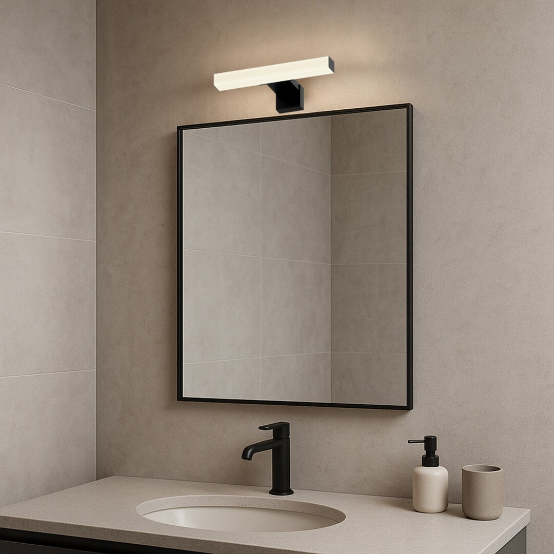 Lampada da bagno Rabalux Oliro LED 4 W nera IP44 4000 K, 75050