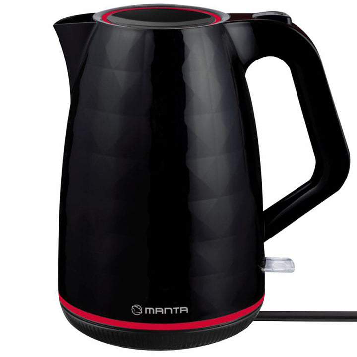 Bollitore elettrico senza filo Manta ORISA 1,7 L 2200 W nero