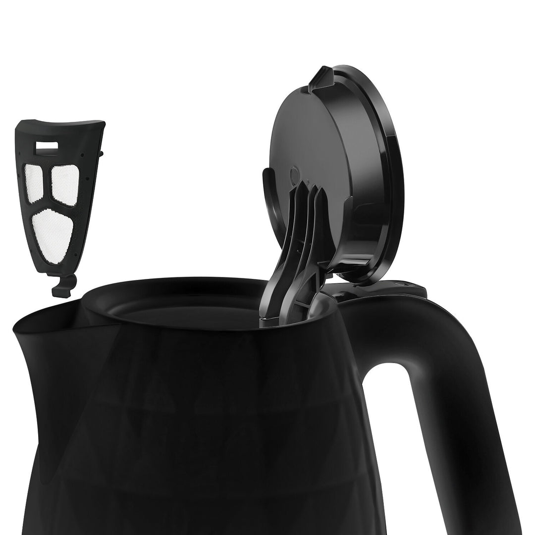 Bollitore elettrico senza filo Manta ORISA 1,7 L 2200 W nero