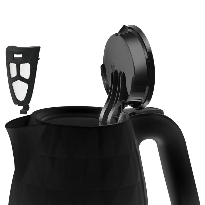 Bollitore elettrico senza filo Manta ORISA 1,7 L 2200 W nero