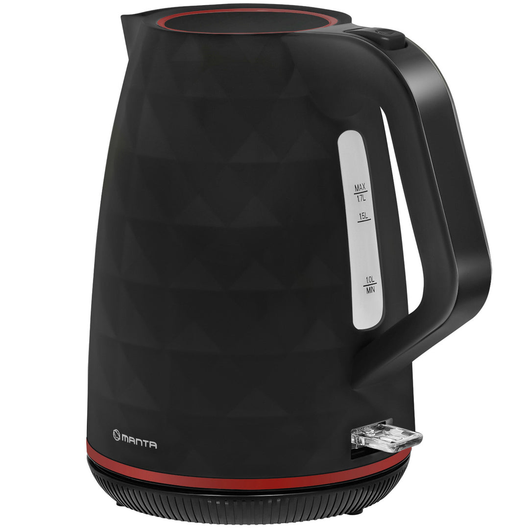 Bollitore elettrico senza filo Manta ORISA 1,7 L 2200 W nero