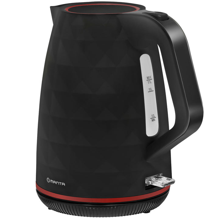 Bollitore elettrico senza filo Manta ORISA 1,7 L 2200 W nero