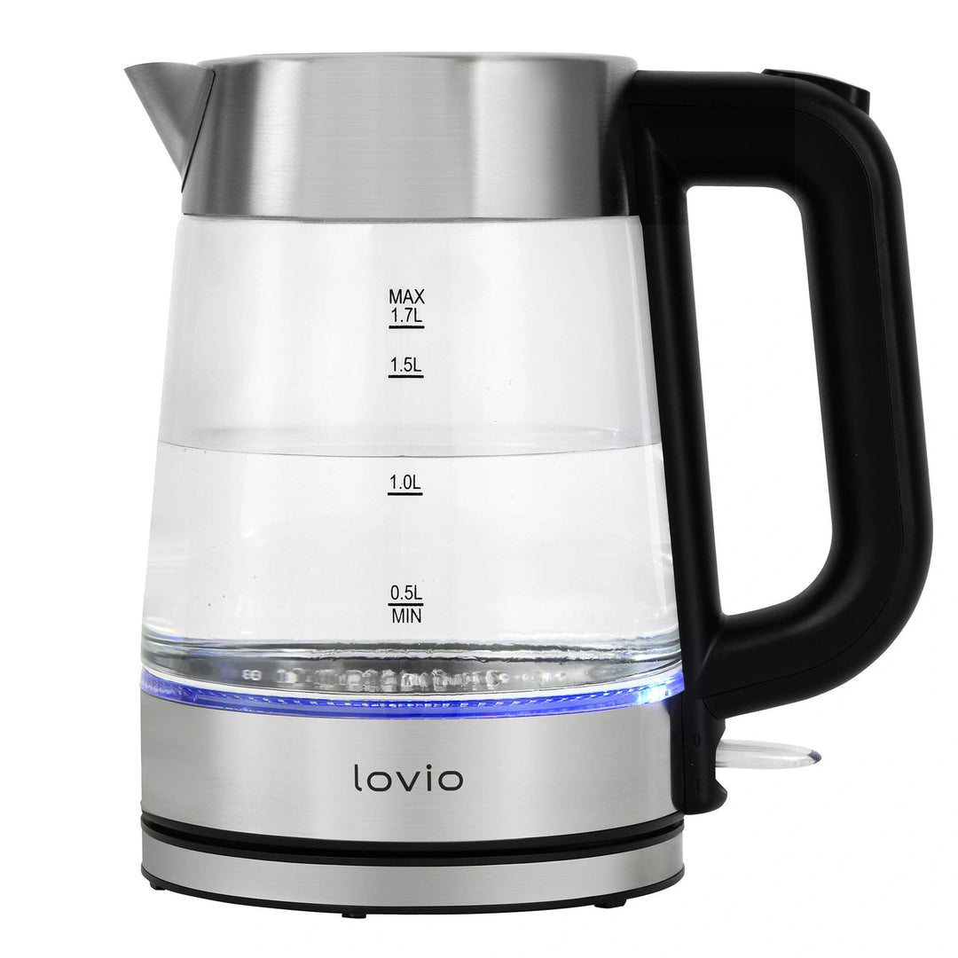 Bollitore elettrico senza filo in vetro Lovio LVGEK001