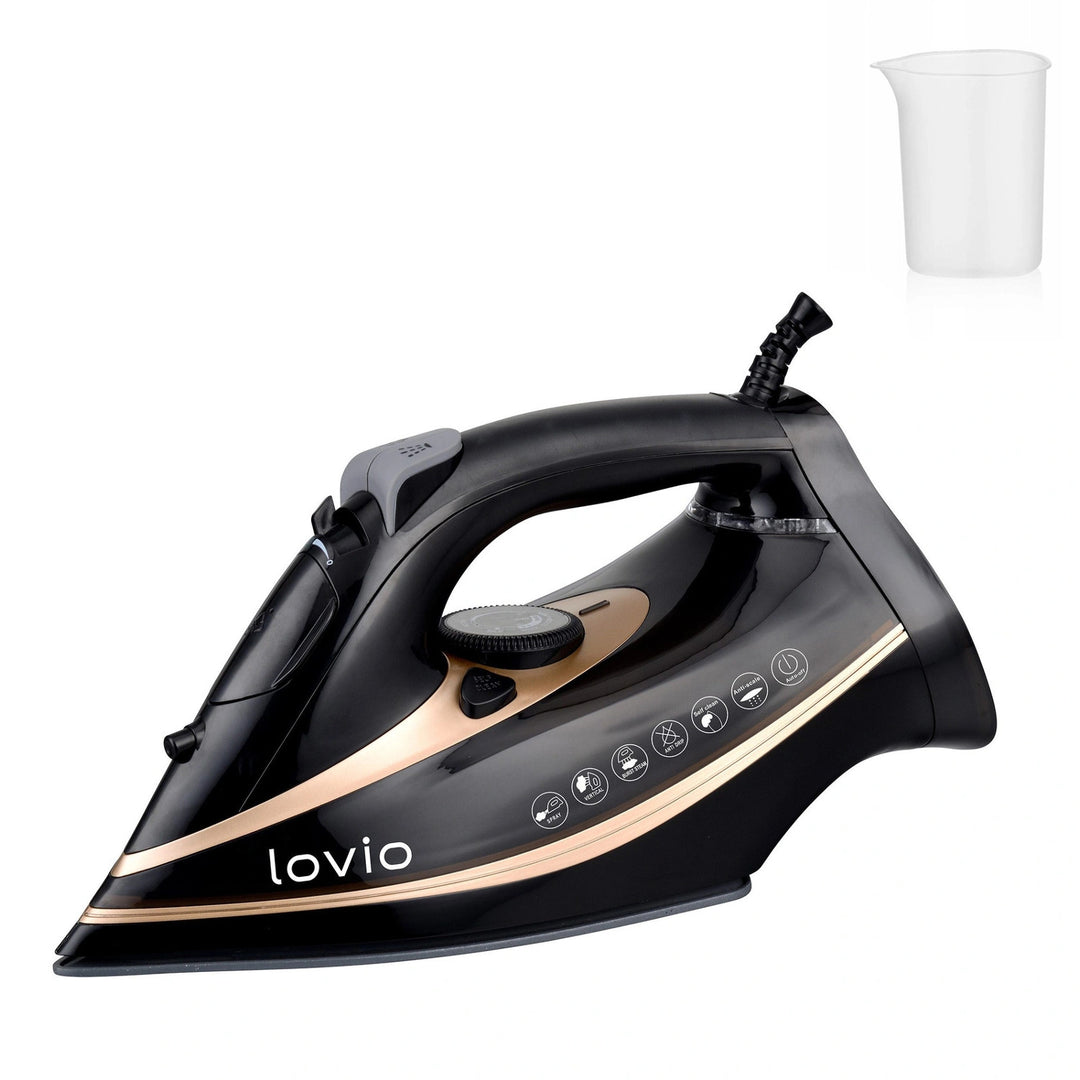 Ferro da stiro a vapore portatile con piastra in ceramica LOVIO LVSA001