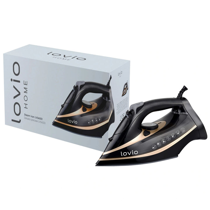 Ferro da stiro a vapore portatile con piastra in ceramica LOVIO LVSA001