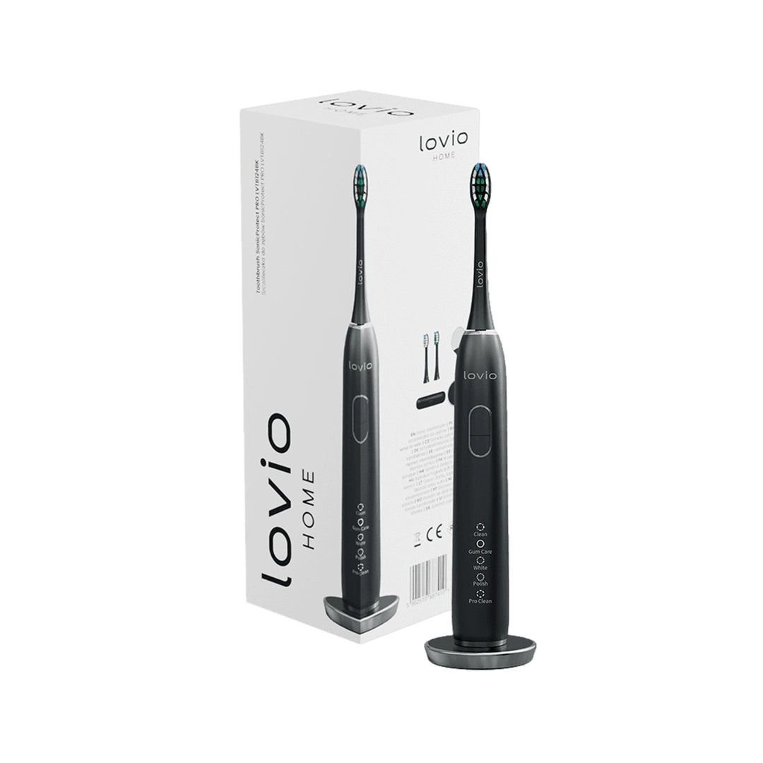 Spazzolino elettrico Lovio SonicProtect PRO nero LVTB124BK