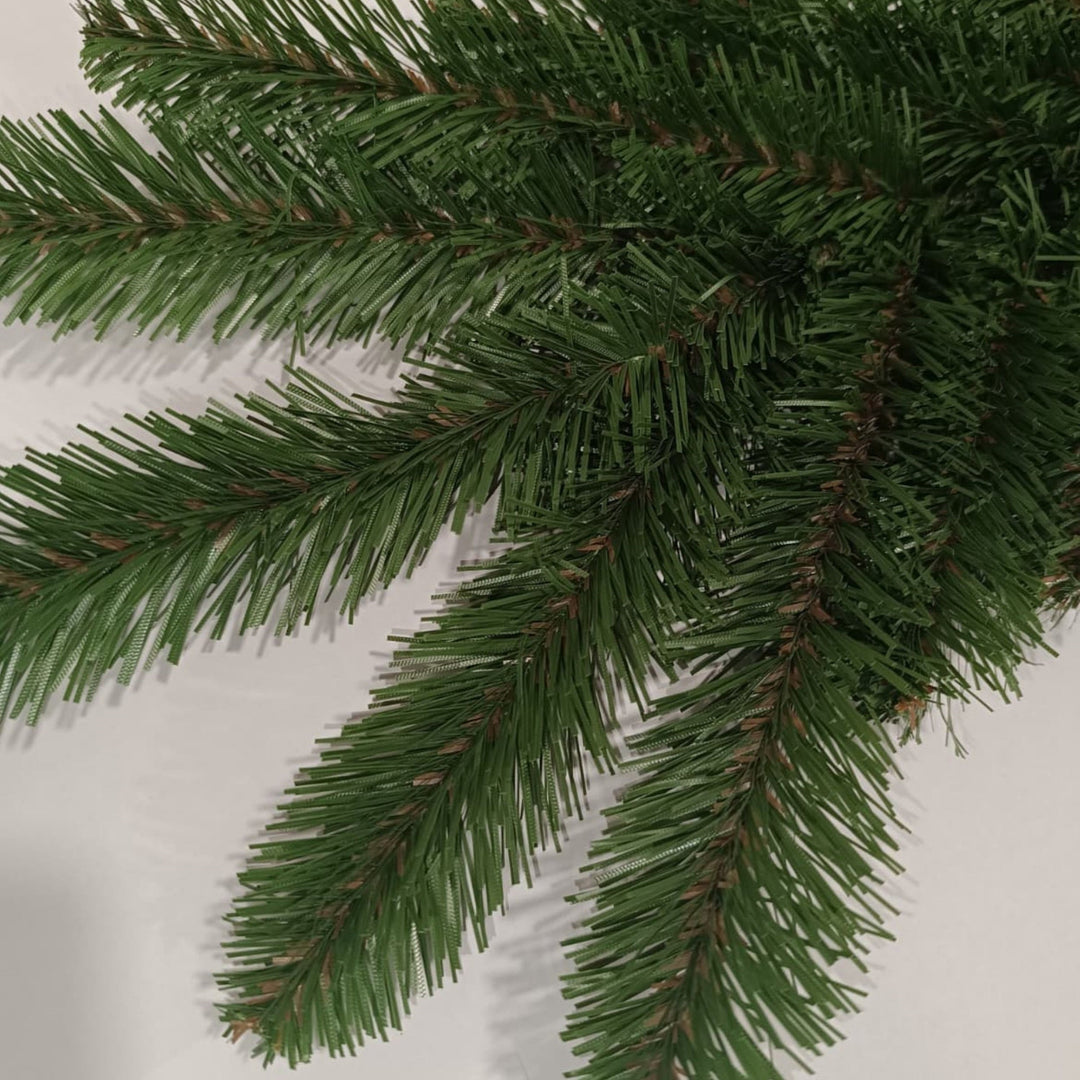 Albero di Natale artificiale, abete spagnolo, materiale in PVC, altezza 250 cm, supporto in metallo