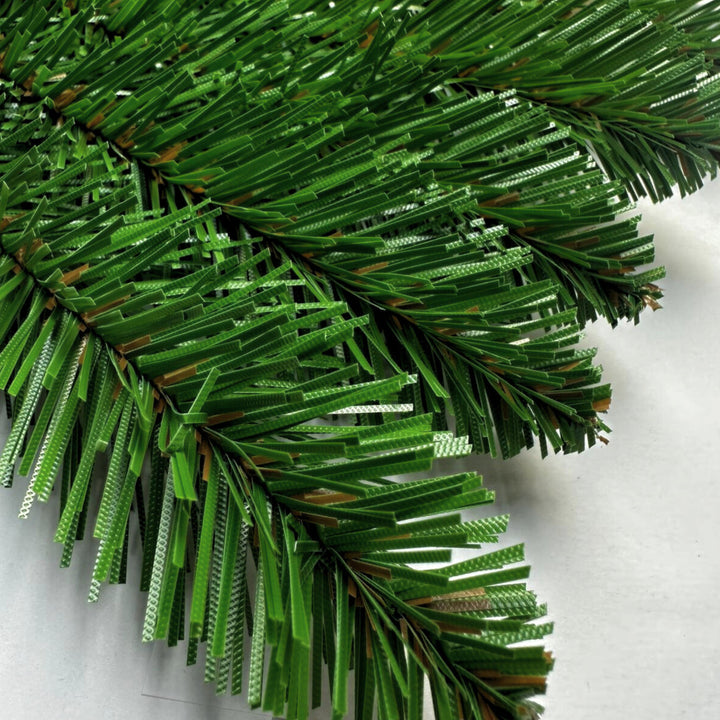 Albero di Natale artificiale, abete spagnolo, materiale in PVC, altezza 250 cm, supporto in metallo