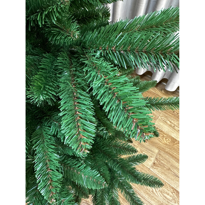Albero di Natale artificiale, abete spagnolo, materiale in PVC, altezza 250 cm, supporto in metallo