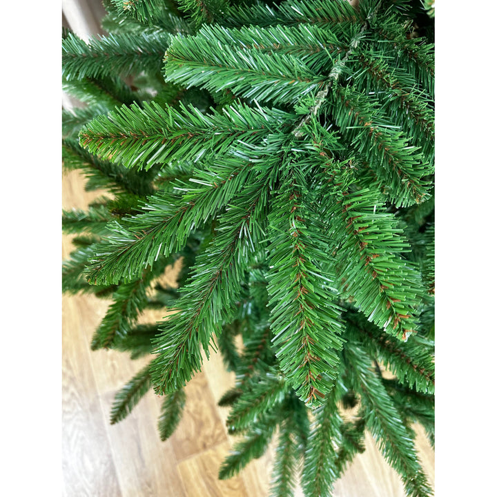 Albero di Natale artificiale, abete spagnolo, materiale in PVC, altezza 250 cm, supporto in metallo