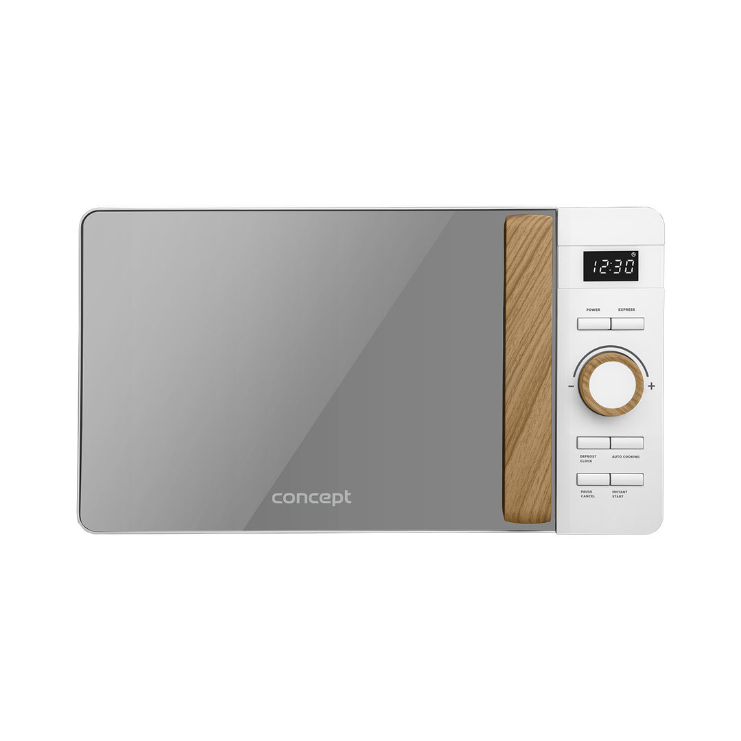 Forno a microonde Concept, 5 livelli di potenza, funzione di scongelamento, capacità 20 L, potenza 800 W, colore bianco, MT4420wh