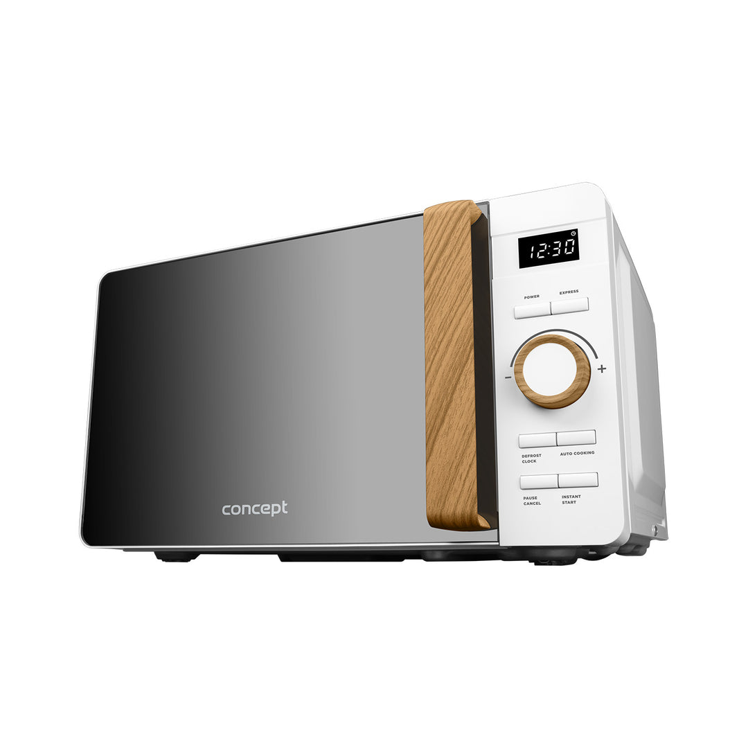 Forno a microonde Concept, 5 livelli di potenza, funzione di scongelamento, capacità 20 L, potenza 800 W, colore bianco, MT4420wh