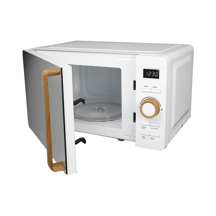 Forno a microonde Concept, 5 livelli di potenza, funzione di scongelamento, capacità 20 L, potenza 800 W, colore bianco, MT4420wh