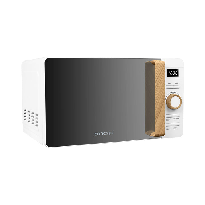 Forno a microonde Concept, 5 livelli di potenza, funzione di scongelamento, capacità 20 L, potenza 800 W, colore bianco, MT4420wh