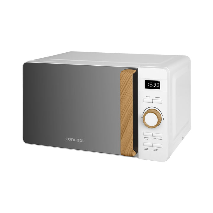 Forno a microonde Concept, 5 livelli di potenza, funzione di scongelamento, capacità 20 L, potenza 800 W, colore bianco, MT4420wh