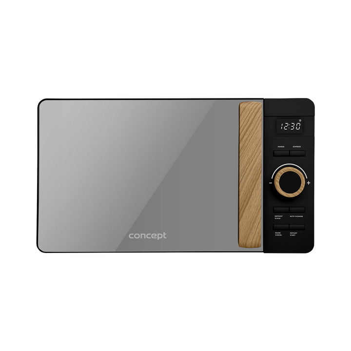 Forno a microonde Concept, 5 livelli di potenza, funzione di scongelamento, capacità 20 L, potenza 800 W, colore nero, MT3520bc