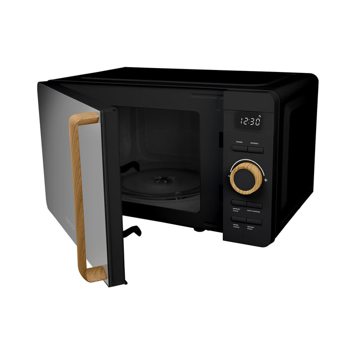 Forno a microonde Concept, 5 livelli di potenza, funzione di scongelamento, capacità 20 L, potenza 800 W, colore nero, MT3520bc