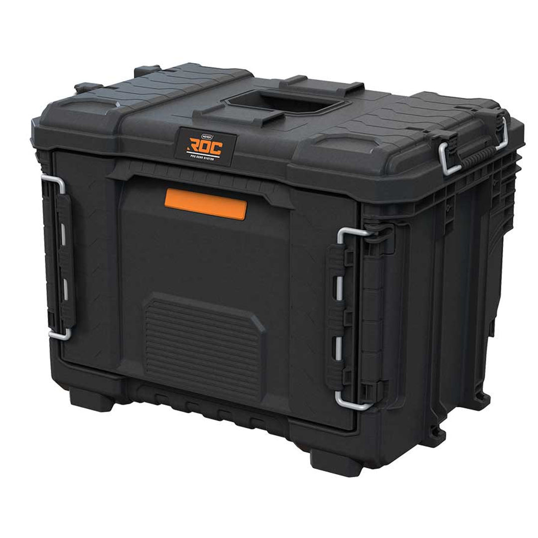 Cassetta degli attrezzi XL Keter ROC Pro Gear 2.0, con un unico cassetto capiente, sistema di sicurezza per il trasporto, possibilità di fissaggio a parete, struttura modulare, 271384