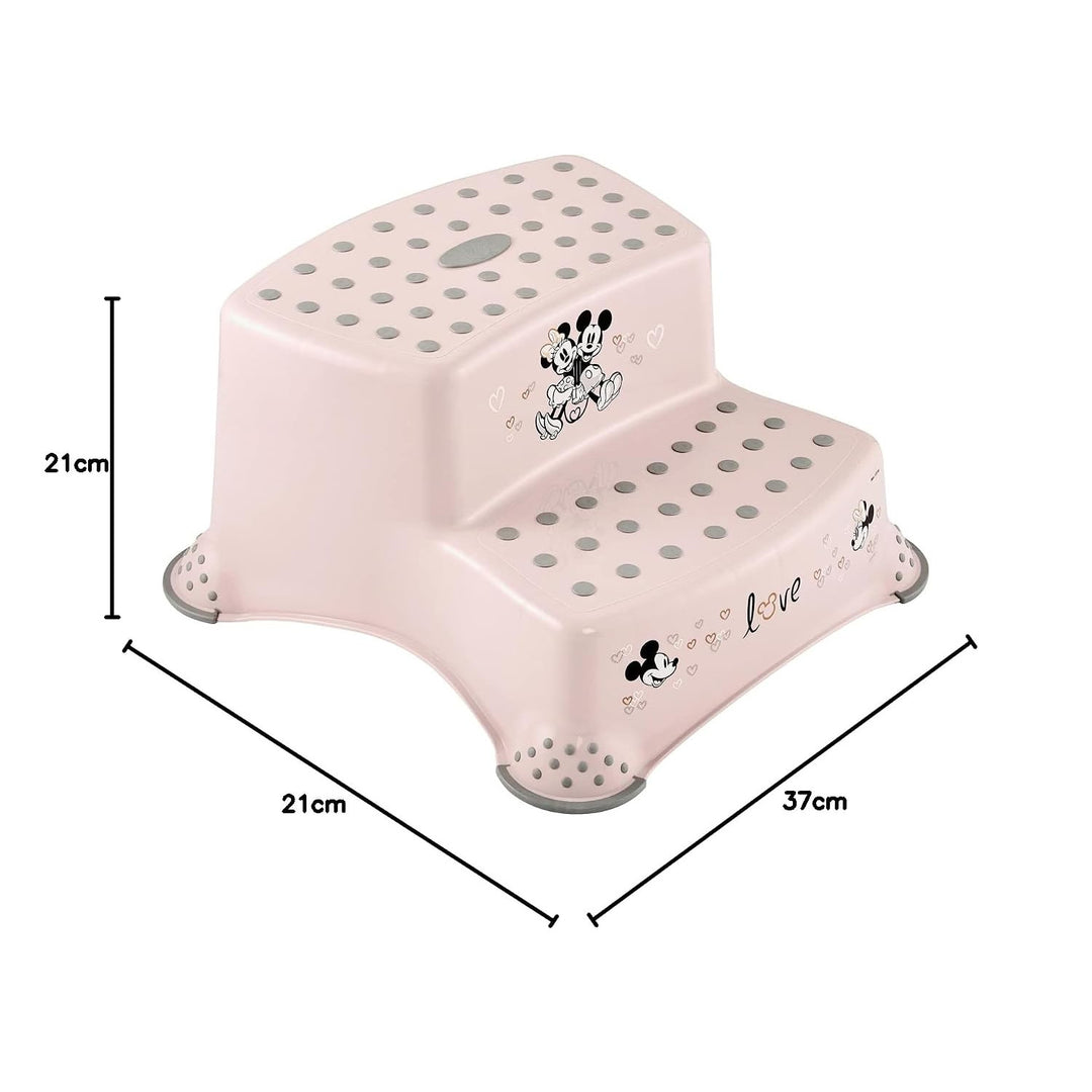 Pedana per bambini a due gradini Keeeper, con funzione antiscivolo, serie "Minnie Mouse", portata fino a 120 kg, 1003258124700