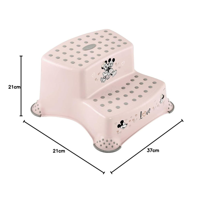Pedana per bambini a due gradini Keeeper, con funzione antiscivolo, serie "Minnie Mouse", portata fino a 120 kg, 1003258124700