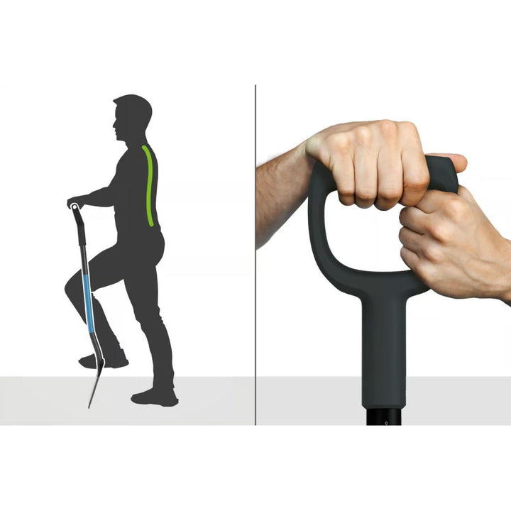 Vanga da vivaio / drenante, lama temprata e affilata, manico ergonomico, lunghezza 129 cm, Cellfast, CELLPRO