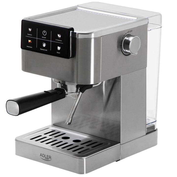 Macchina da caffè da 20 bar, Thermoblock, montalatte, 5 in 1, Adler AD 4390
