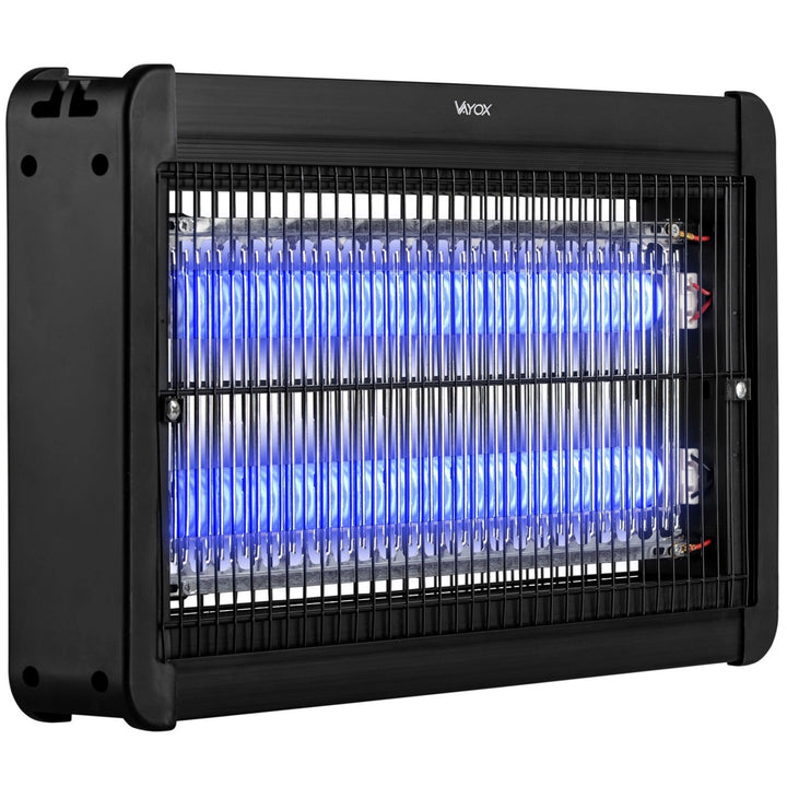 Lampada elettrostatica per zanzare, mosche e falene, trappola elettrica, UV, 20 W, Vayox