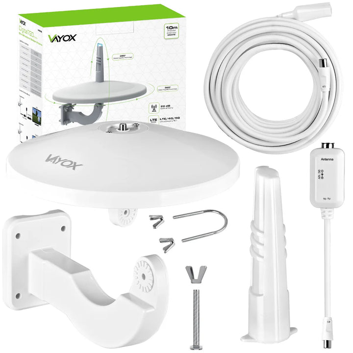 Antenna omnidirezionale DVB-T/T2 Digital720 combo bianca VA0066 Vayox