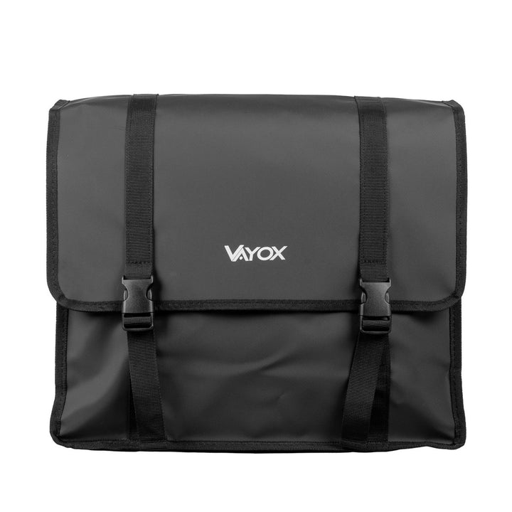 Borsa da bicicletta doppia in PVC per portapacchi con maniglia, nera, 40 L, VA0446, Vayox
