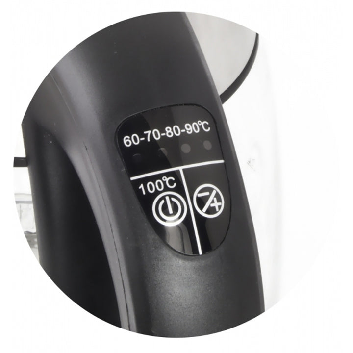 Bollitore elettrico in vetro con LED e termostato, 1,8 l, Esperanza