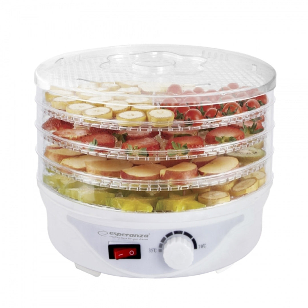 Essiccatore per funghi, frutta, verdure ed erbe aromatiche, 250 W, 8 programmi di essiccazione Esperanza