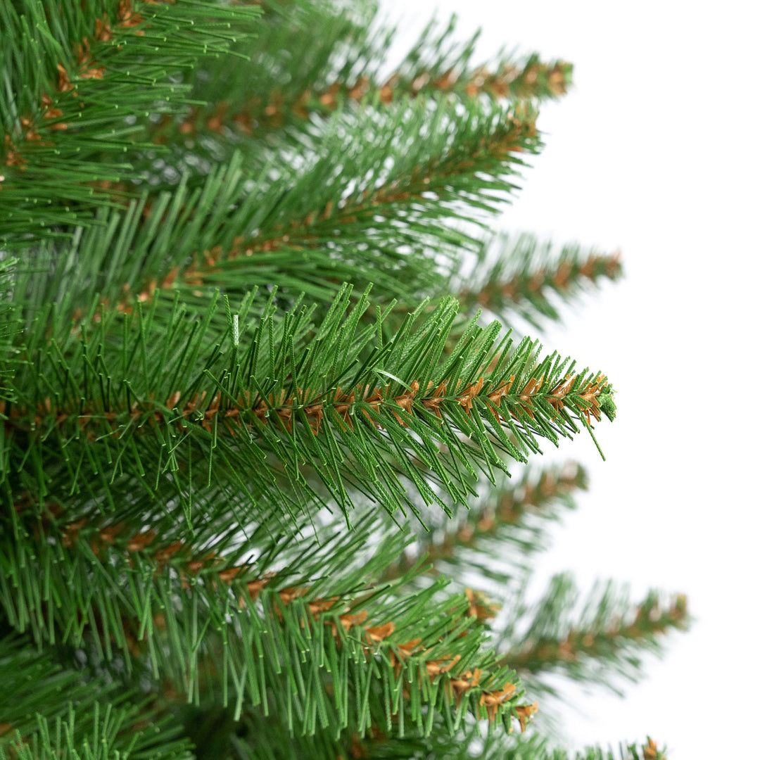 Albero di Natale in abete su supporto Premium da 220 cm, folto e realistico, Damich