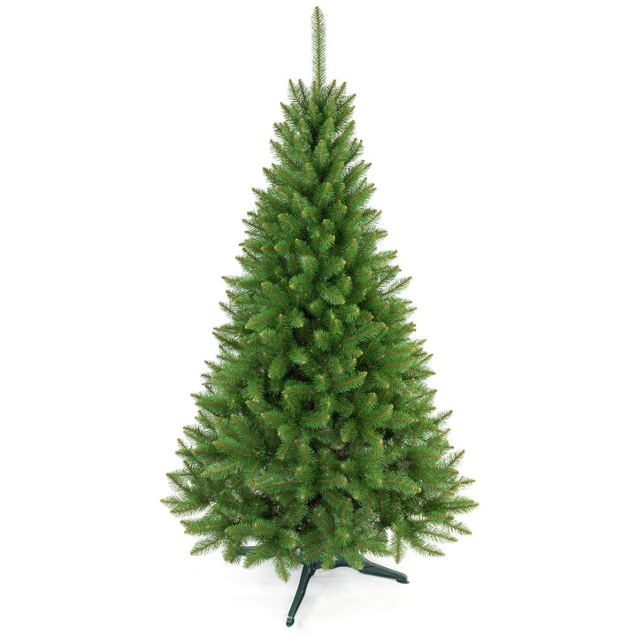 Albero di Natale in abete su supporto Premium da 220 cm, folto e realistico, Damich