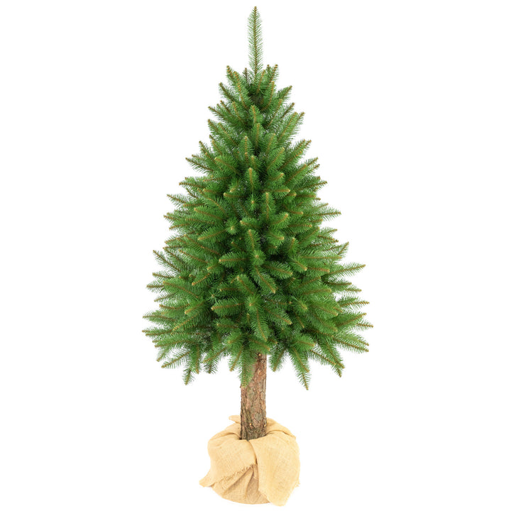 Albero di Natale in abete su tronco Premium da 200 cm, folto e realistico, Damich