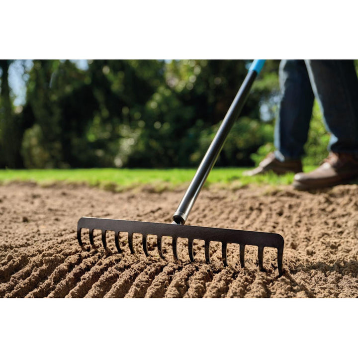 Vanghetta da vivaio / drenaggio CELLPRO + Forche ENERGO + Rastrelli metallici universali CELLPRO, Cellfast