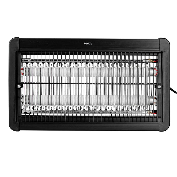 Lampada elettrostatica per zanzare, mosche e falene, trappola elettrica, UV, 20 W, Vayox, 2 pezzi