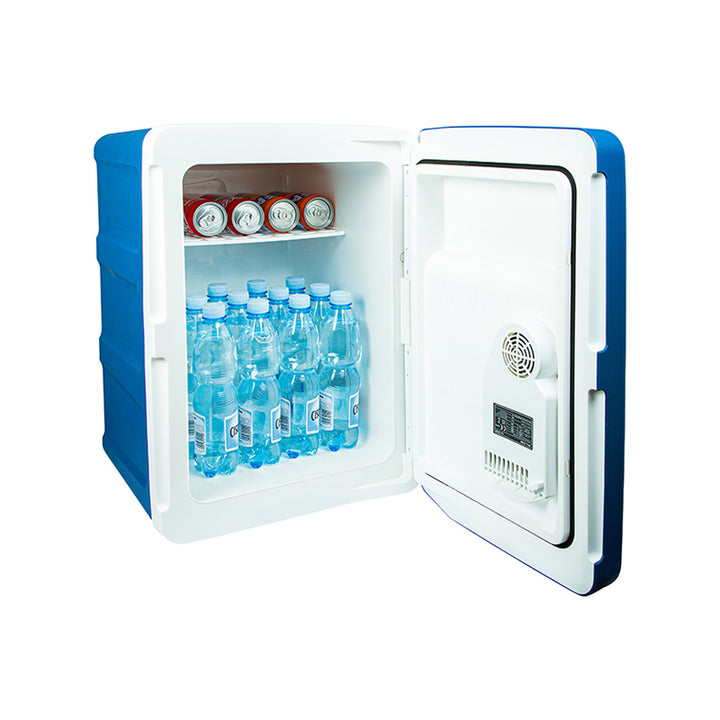Frigorifero da viaggio per auto Blow, con rotelle, capacità 42 L, modalità di riscaldamento, tensione DC 12 V e AC 100 V-240 V, 44-210