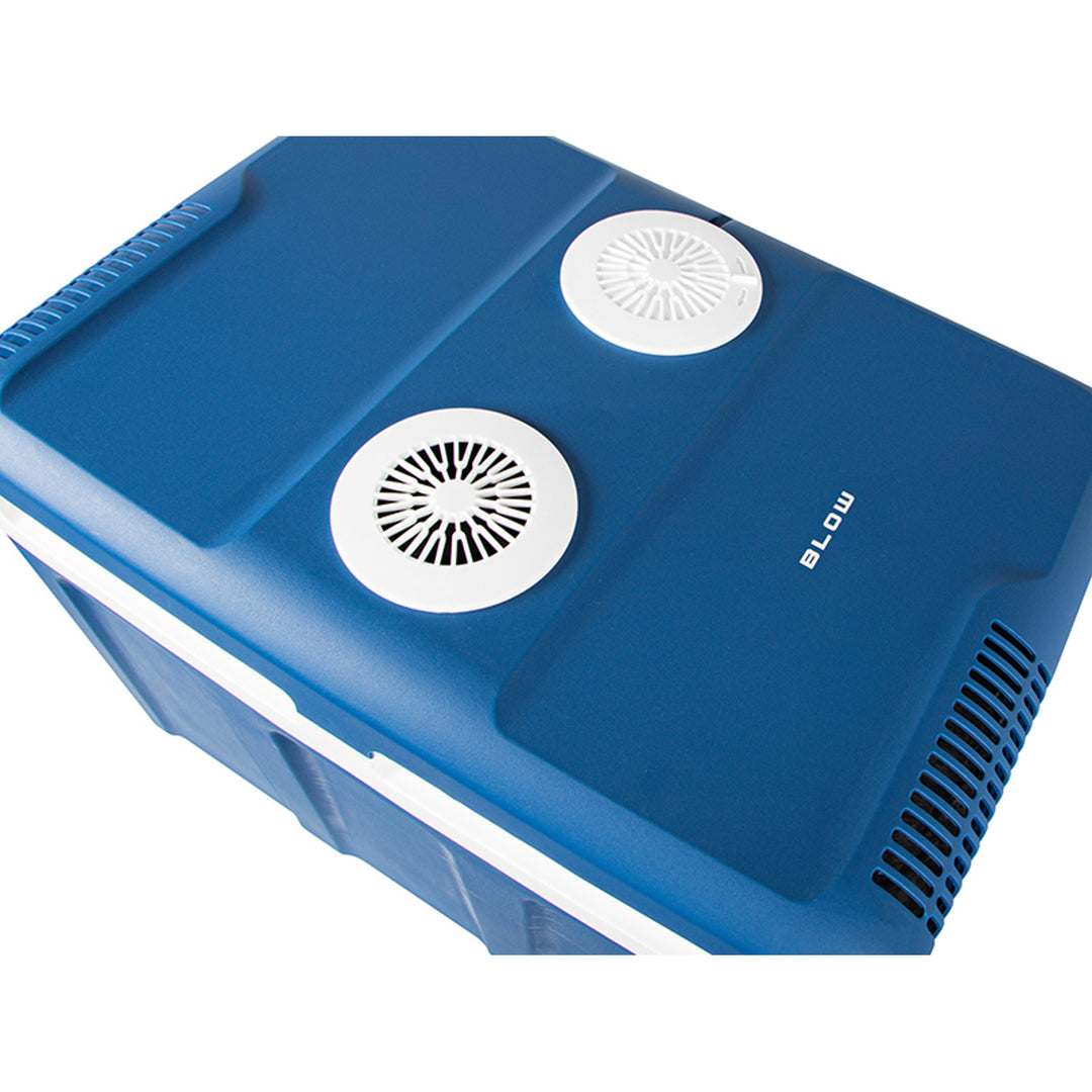 Frigorifero da viaggio per auto Blow, con rotelle, capacità 42 L, modalità di riscaldamento, tensione DC 12 V e AC 100 V-240 V, 44-210