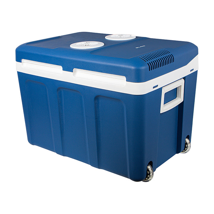 Frigorifero da viaggio per auto Blow, con rotelle, capacità 42 L, modalità di riscaldamento, tensione DC 12 V e AC 100 V-240 V, 44-210
