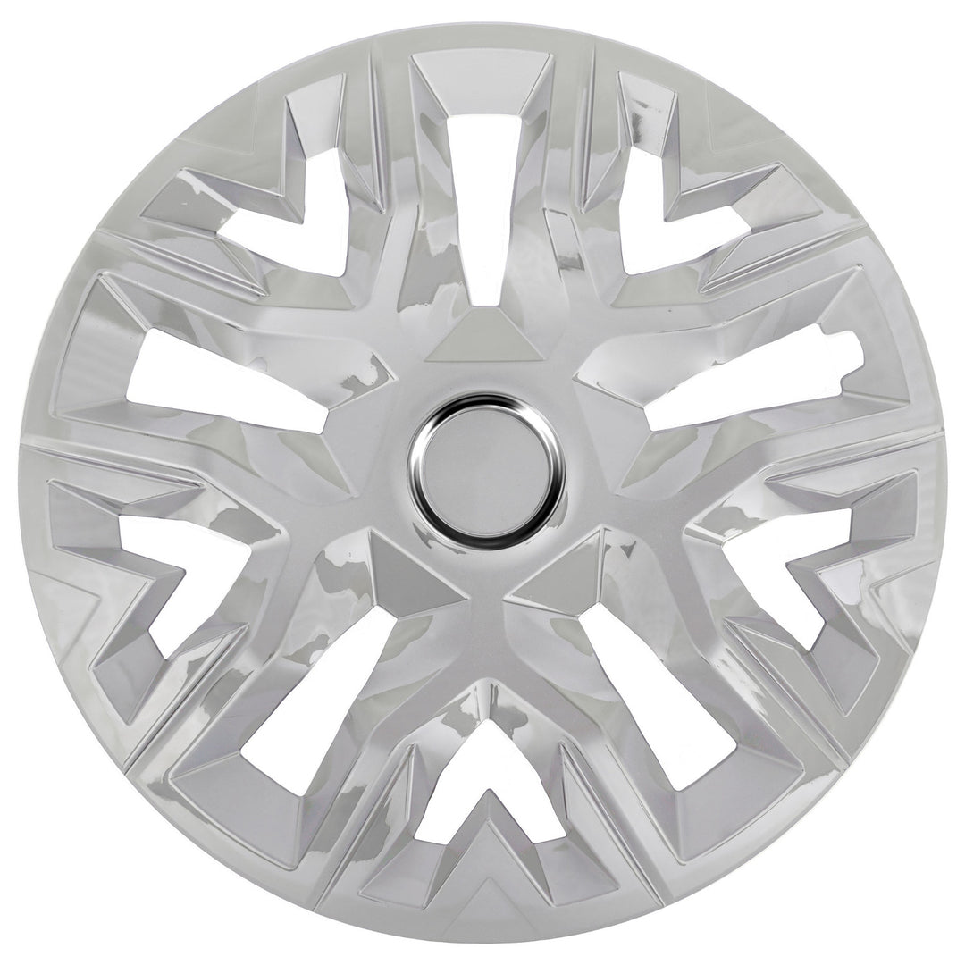 Copricerchio universale da 15'' NRM Perfecto, verniciato argento, 1 pezzo